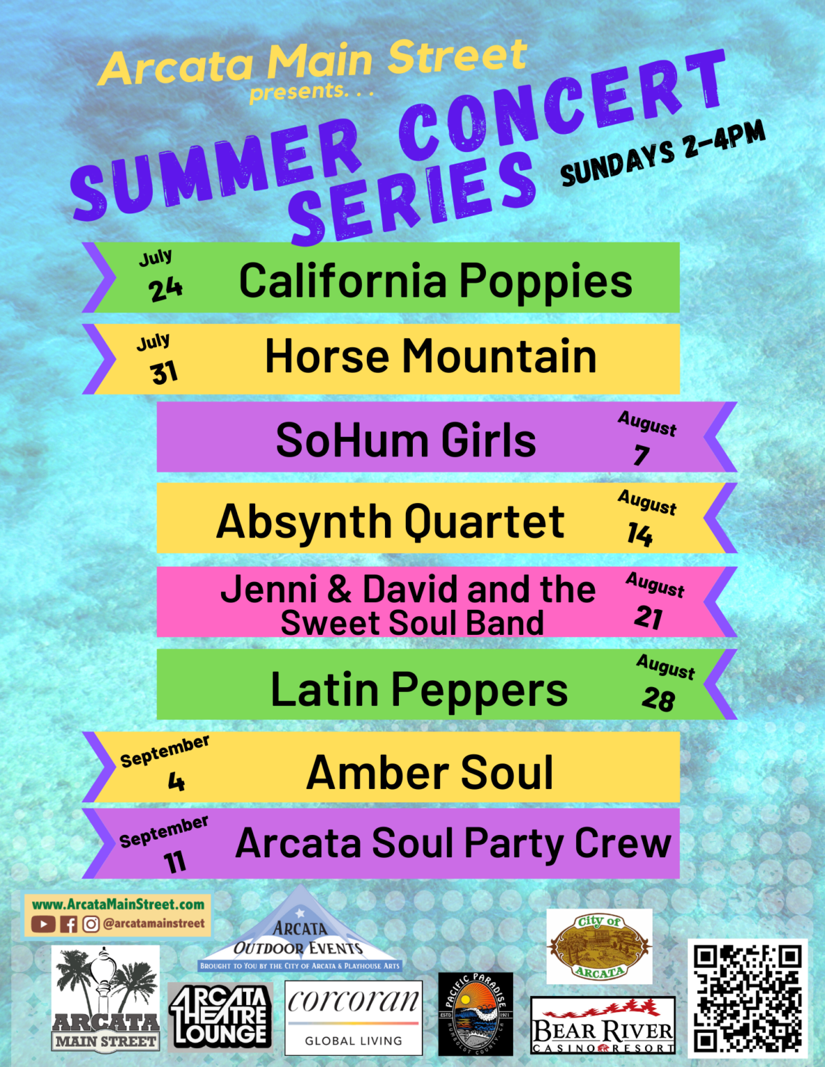 Summer Concert Series Visit Arcata!