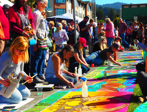 Pastels on the Plaza