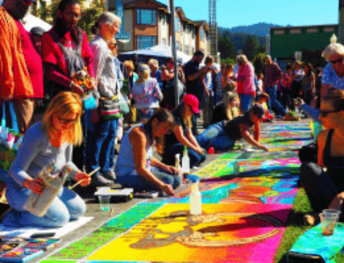 Pastels on the Plaza